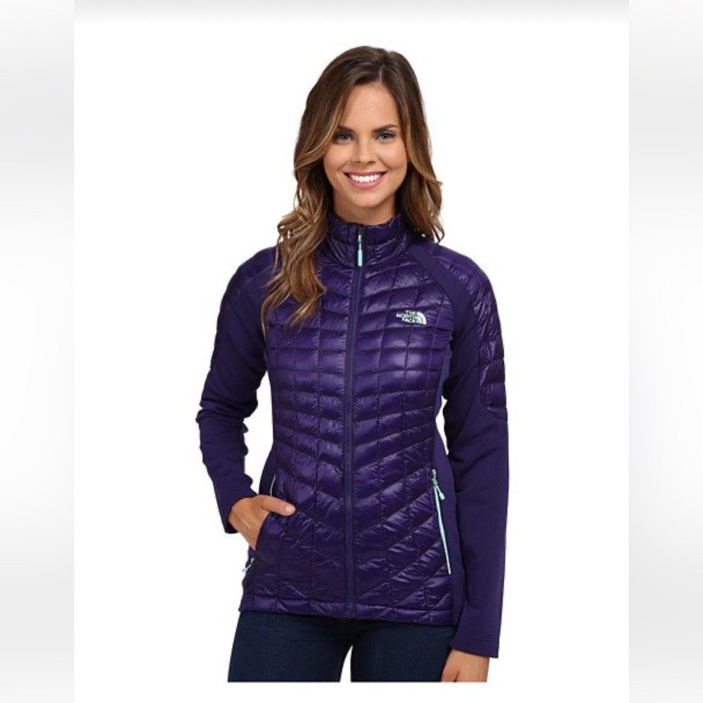 Purple North Face Thermoball Jacket